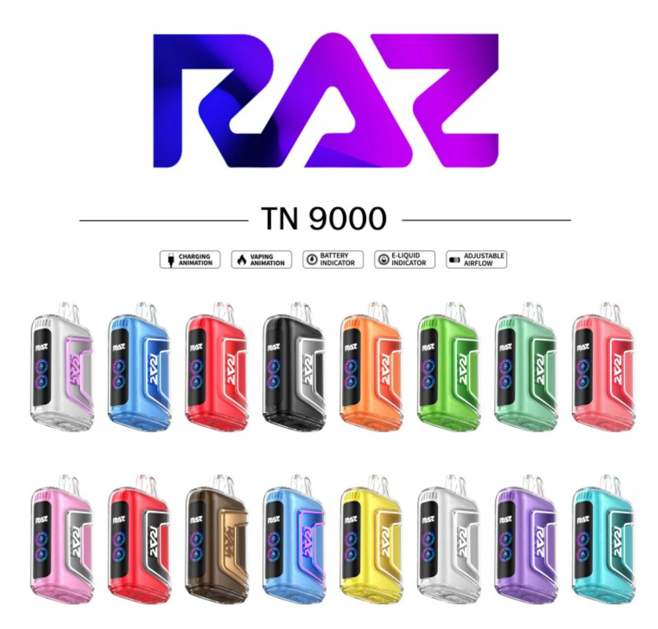 Raz 9000 puffs