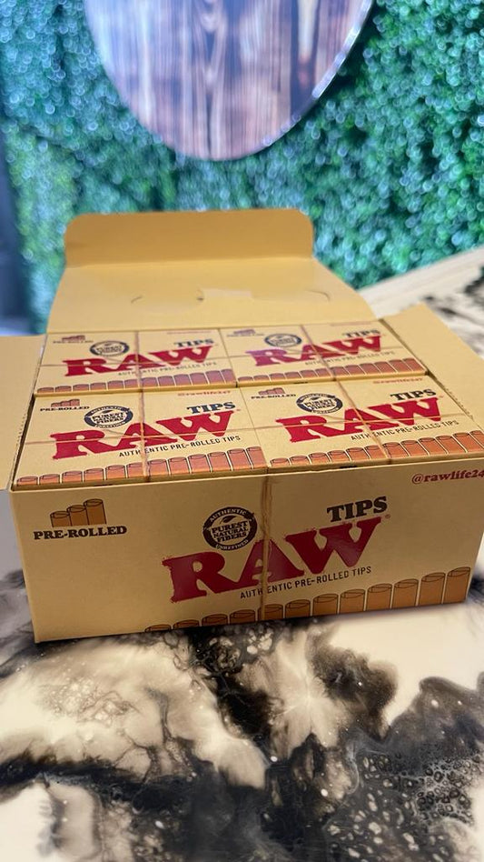 Raw Pre Roll Tips (21 per pack)